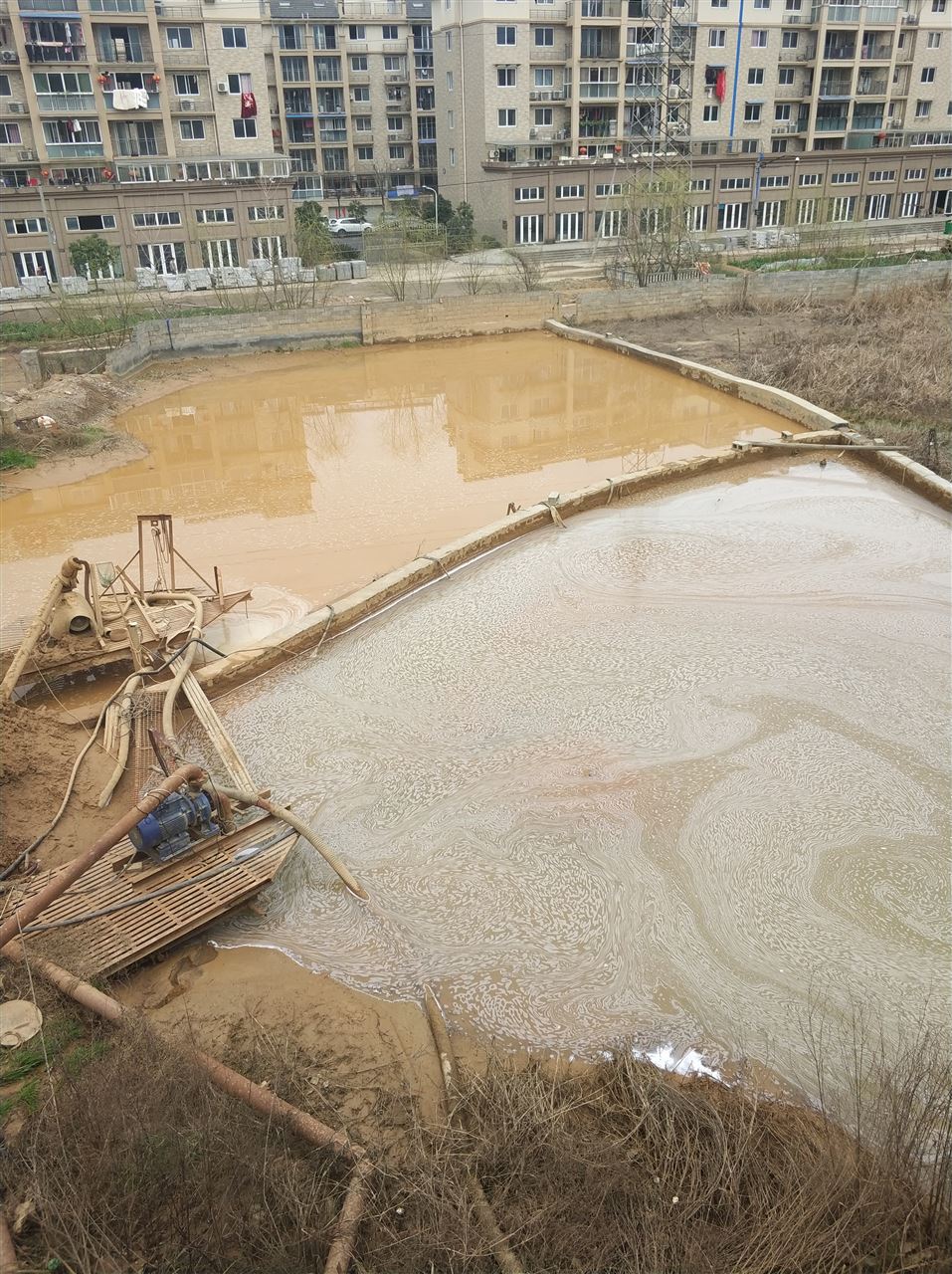 宾阳沉淀池淤泥清理-厂区废水池淤泥清淤